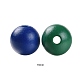 160 Pcs 4 Colors Summer Ocean Marine Style Painted Natural Wood Round Beads WOOD-LS0001-01G-3