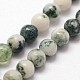 Chapelets de perles en agate d'arbre naturelle X-G-N0192-01-2mm-3