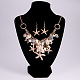 Set di gioielli alla moda di stelle marine e conchiglie SJEW-PH0001-02G-6
