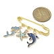Broche pendentifs en alliage d'émail sur le thème de l'océan JEWB-BR00112-4
