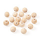 Cheriswelry 102Pcs 17 Style Unfinished Natural Wood European Beads WOOD-CW0001-02-2