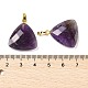 Natürlichen Amethyst Edelsteinanhänger&nbsp;G-L614-D04-G01-3