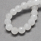 Chapelets de perles de jade naturel G-R166-8mm-03-2