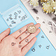 SUNNYCLUE 1 Box 30Pcs 3 Sizes 304 Stainless Steel Spring Clasps Spring Ring Clasp Brecelet Neckalce Link Connectors Close Open Clasp Ring Round Clasps for Jewelry Making Women Adults DIY Crafts STAS-SC0004-41-3