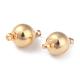 Perle pendenti in ottone con cappuccio KK-O133-200C-G-4