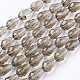 Glass Beads Strands GLAA-R024-11x8mm-19-1