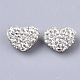 Polymer Ton Strass Perlen&nbsp;RB-S055-26A-03-2
