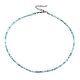 Collana di perline di vetro bling per le donne NJEW-PH01492-02-1