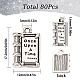 Sunnyclue 1 Box mit 80 Stück Buch-Charms TIBEP-SC0002-36-2