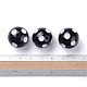 20 perles mm bubblegum morceaux ronds acrylique X-SACR-S146-20mm-09-5