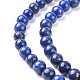 Chapelets de perles en lapis-lazuli naturel G-G099-6mm-7-2
