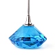 Diamantform Glas Visitenkartenhalter DJEW-F009-A09-2