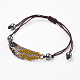Nylon Thread Cord Bracelets BJEW-JB03595-2