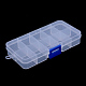 Recipientes de almacenamiento de abalorios de plástico X-CON-R008-01-3