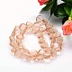 Faceted Flat Round Imitation Austrian Crystal Bead Strands G-M193-8mm-18A-2