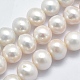 Brins de perles de culture d'eau douce naturelles de qualité AAA PEAR-K003-12A-1