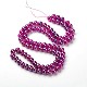 AB Color Plated Glass Round Bead Strands EGLA-R088-4mm-M-2