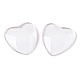 Transparente Glas Cabochons&nbsp;GGLA-T004-15-3