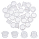 GORGECRAFT 25PCS Salt and Pepper Shaker Stoppers Plastic Salt Shaker Plug Stopper 1/2 Inch Replacement Plug Bottle Caps Reusable Clear Round End Cap for Bottles Pipes Flower Pots AJEW-WH0244-58A-1