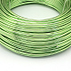 丸アルミ線  曲げ可能なメタルクラフトワイヤー  柔軟なクラフトワイヤー  ビーズジュエリー人形クラフト作り用  芝生の緑  17ゲージ  1.2mm  140m / 500g（459.3フィート/ 500g） AW-S001-1.2mm-08-3