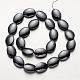 Chapelets de perles en hématite synthétique sans magnétiques G-F300-09-09-2