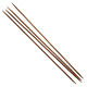 竹の先のとがった編み針（dpns）  ペルー  250x3.25mm  4個/袋 TOOL-R047-3.25mm-03-1