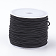 Elastic Cords, Black, 0.6mm, about 37.18~40.46 yards(34~37m)/roll