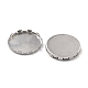 316 Surgical Stainless Steel Cabochon Tray Settings STAS-I187-05A-P-3