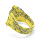 Snakeskin Leather Cuff Rings RJEW-P066-11A-3