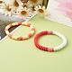 Handmade Polymer Clay Beads Stretch Bracelets Sets BJEW-JB06424-03-2