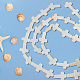 Benecreat 2 brins de perles de coquille d'eau douce naturelles brins BSHE-BC0001-11-6
