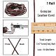 Cowhide Leather Cord WL-WH0008-05E-2