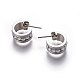 304 Stainless Steel Stud Earrings EJEW-O089-11P-2