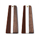 Resin & Walnut Wood Pendants X-RESI-S389-073A-A02-2