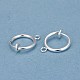 304 Stainless Steel Clip-on Earring Findings STAS-L238-025S-1