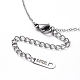 304 Stainless Steel Pendant Necklaces NJEW-L166-14-5