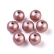 Perles acryliques opaques peintes à la bombe X-ACRP-Q024-10mm-G07-1