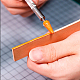 Gorgecraft-Stift zum Färben von doppelseitigen Lederkanten aus Edelstahl TOOL-GF0001-22-2