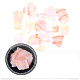 スライスシェル  マニキュアネイルアート装飾アクセサリー  ピンク  サイズ MRMJ-L011-01J-1