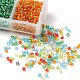 3500pcs 7 couleurs 12/0 perles de rocaille rondes en verre SEED-YW0001-20-5