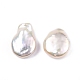 Perle di perle keshi barocche naturali PEAR-N020-L13-2