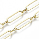 Brass Paperclip Chains CHC-T012-09LG-4