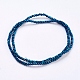 1 Strand Faceted Electroplate Glass Rondelle Beads Strands X-EGLA-J025-F01-2