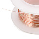 Alambre de joyería de cobre redondo CWIR-I002-0.6mm-RG-NR-2