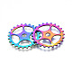 Ciondoli in lega color arcobaleno con placcatura a cremagliera PALLOY-S180-302-3