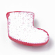 オペーク樹脂カボション  クリスマスの靴下  レッド  24x23.5x6mm CRES-S304-22-2