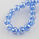 Chapelets de perles en verre électroplaqué EGLA-R040-10mm-02-2