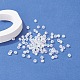 500Pcs Faceted Bicone Electroplate Glass Beads Strands EGLA-YW0001-08-10