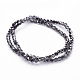 Electroplate Glass Beads Strands EGLA-J042-4mm-H01-2