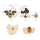 3 pin de esmalte tipo abeja de 3 estilos. JEWB-FS0001-02-2